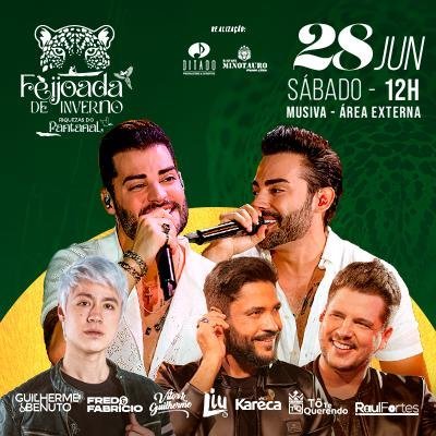 Feijoada de Inverno 2025 homenageia o Pantanal e promete agitar a Musiva no dia 28 de junho