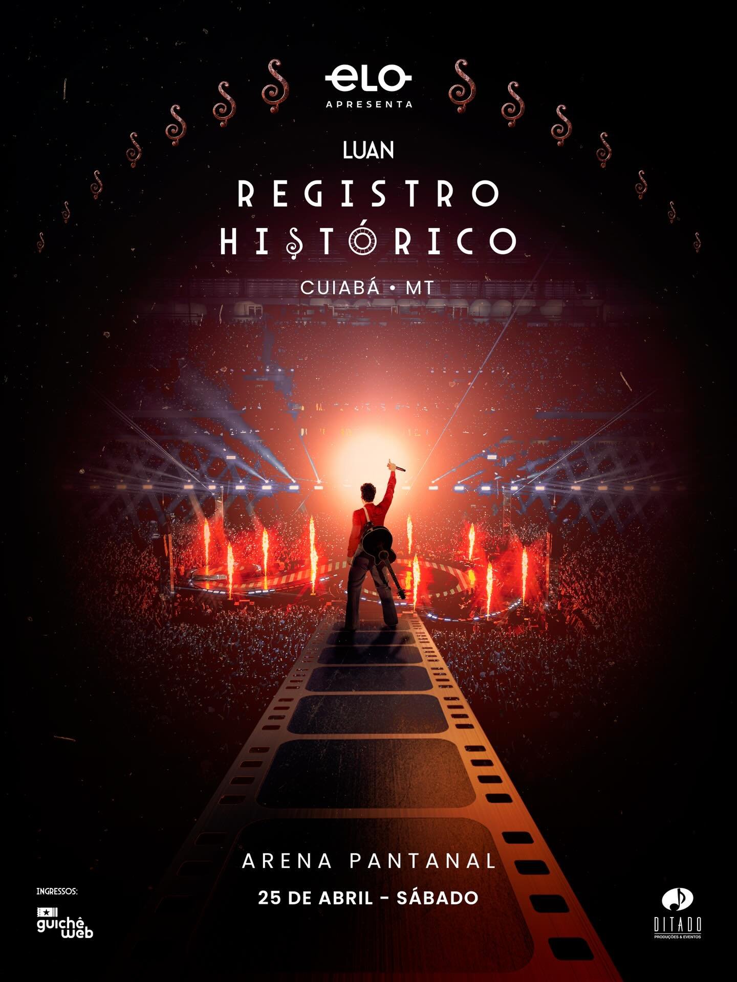 Turnê Registro Histórico de Luan Santana chega a Cuiabá com espetáculo nostálgico e grandioso