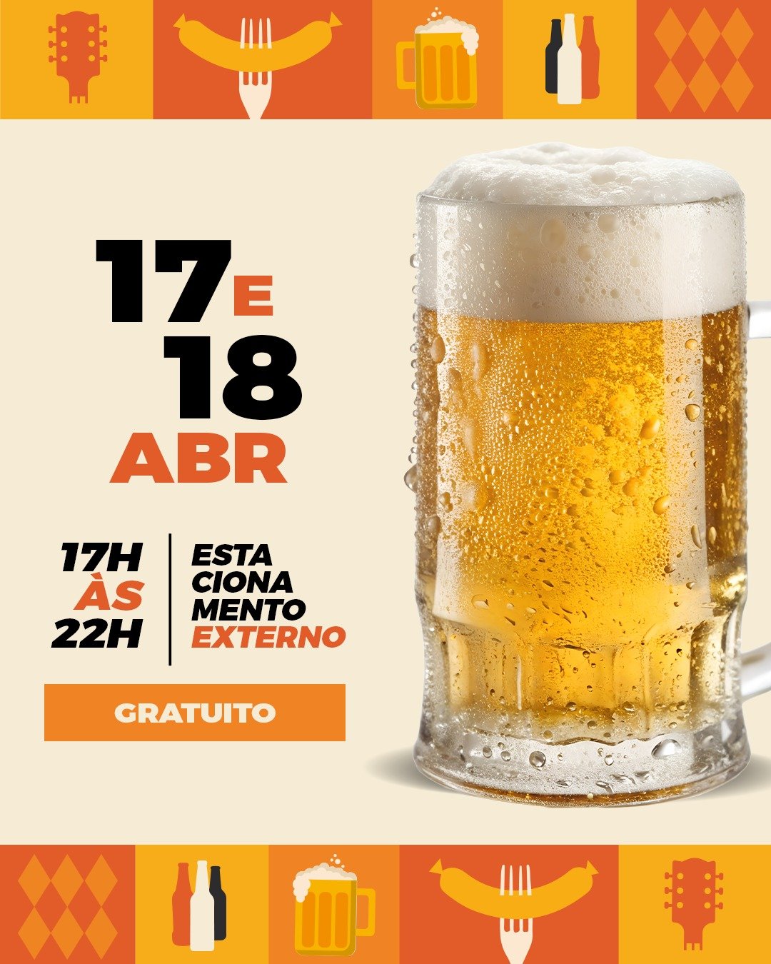 Primeira edição do Beer Fest em shopping de Cuiabá traz cervejarias artesanais, gastronomia e música ao vivo
